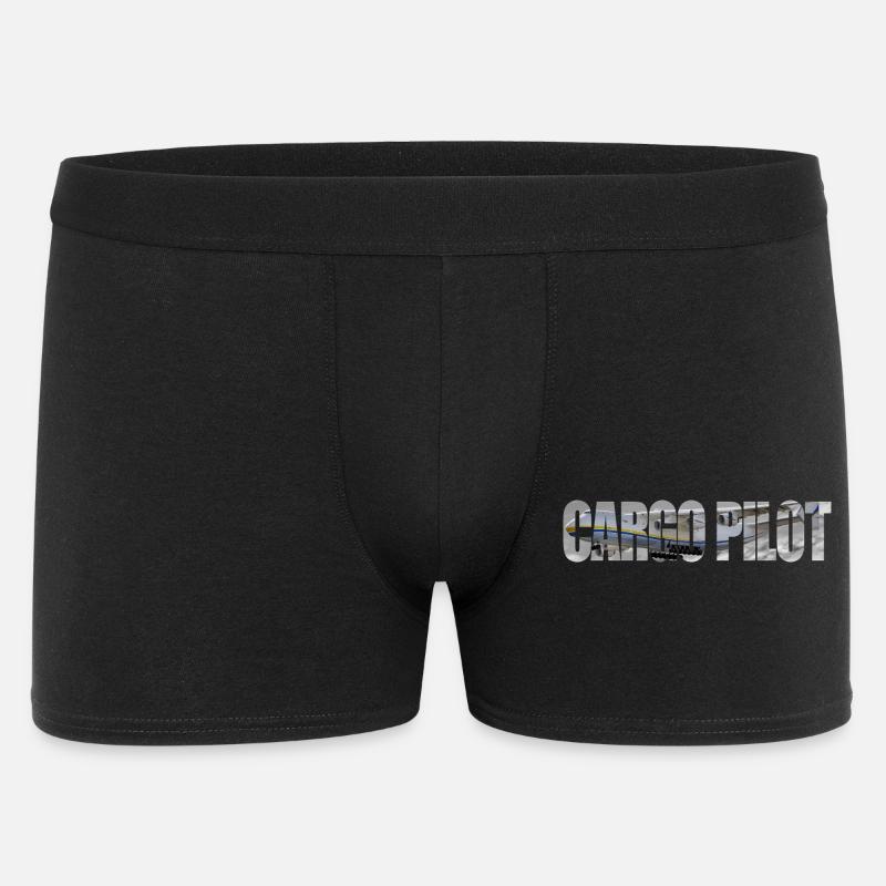 Cargo pilot An-225 - Männer Boxer Shorts - Schwarz