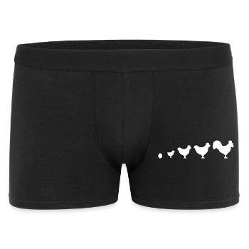 Evolution Farmer Poulet Coq Drôle - Boxer Homme - noir - Devant