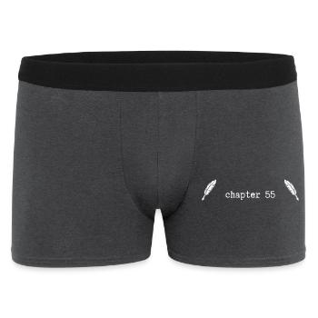 chapter 55 Birthday - Men's Boxer Shorts - charcoal grey - Front
