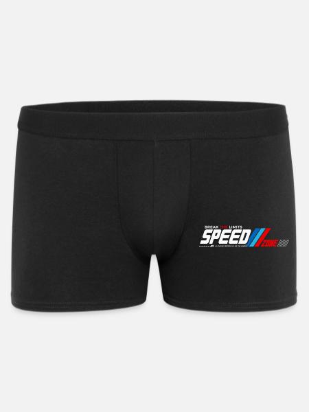 Speed Zone: Grenzen Brechen - Männer Boxer Shorts - Schwarz