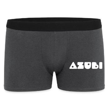 Azubi Tshirt - Männer Boxer Shorts - Anthrazit - Vorne
