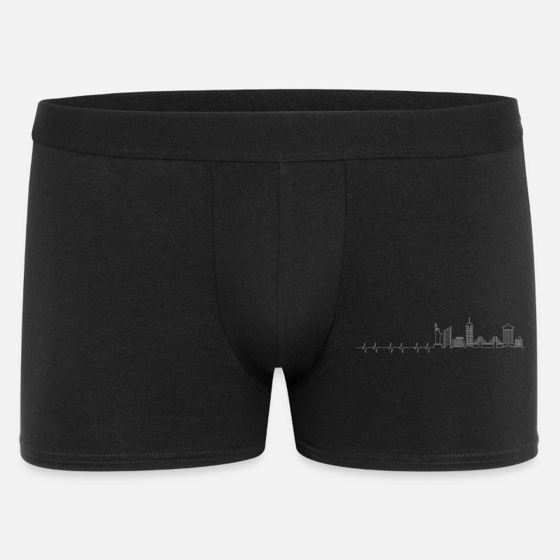 Please upload the design image - Men's Boxer Shorts - black
