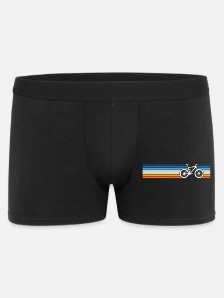 Vibrant Bicycle Sunset Silhouette Design - Men's Boxer Shorts - black