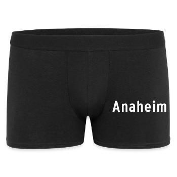 Anaheim - Männer Boxer Shorts - Schwarz - Vorne