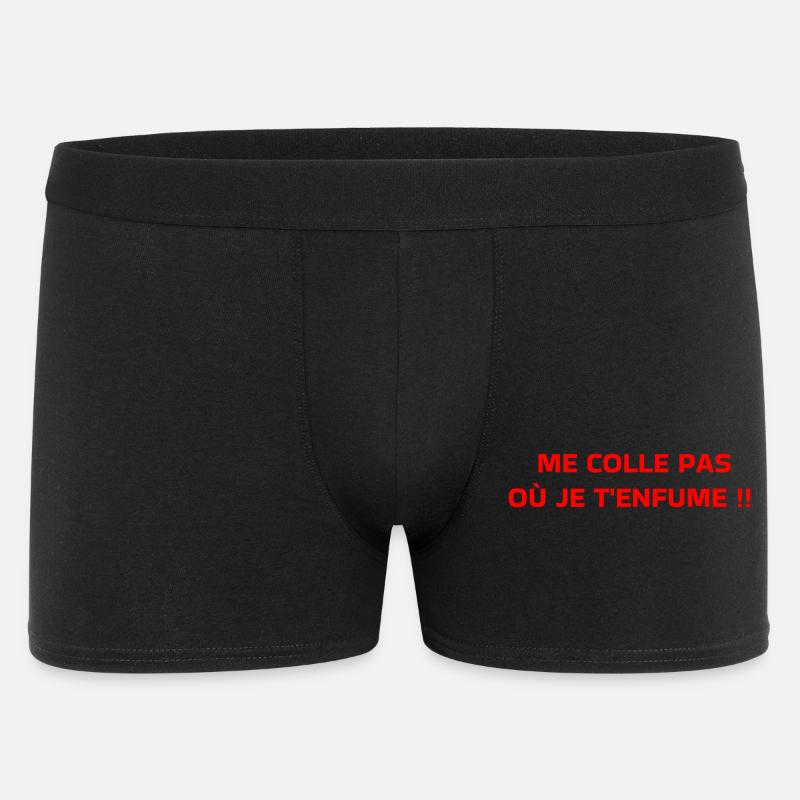 Bleib nicht bei mir - Männer Boxer Shorts - Schwarz