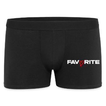 Herz Favorite - Männer Boxer Shorts - Schwarz - Vorne