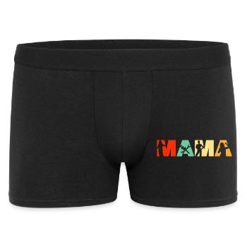 Mama Mechanic Retro Silhouette Typography - Men's Boxer Shorts - black - Front