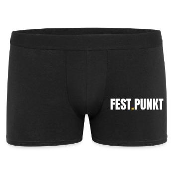 Fest Punkt Shirt Minimal Frühlingsfest 2026 Outfit - Männer Boxer Shorts - Schwarz - Vorne