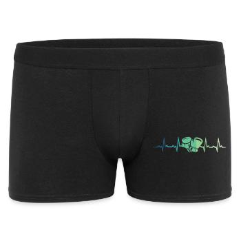 Boxen Geschenk Boxen Herzschlag Kampfsport - Männer Boxer Shorts - Schwarz - Vorne