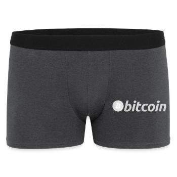 HODL - Men's Boxer Shorts - charcoal grey - Front