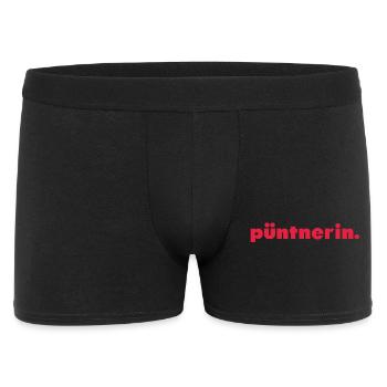 püntnerin. - Männer Boxer Shorts - Schwarz - Vorne