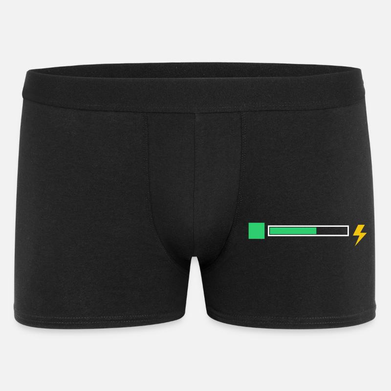 Energy - Männer Boxer Shorts - Schwarz