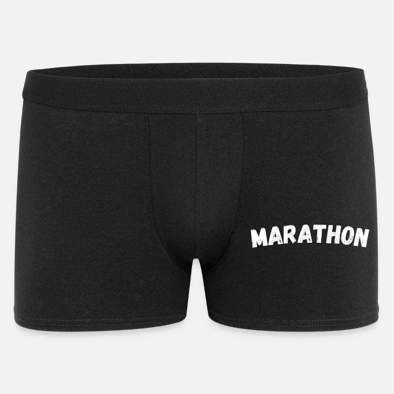 Marathon - Männer Boxer Shorts - Schwarz