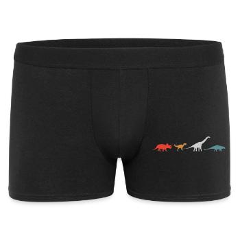 Dino Dinosaur Rétro - Boxer Homme - noir - Devant