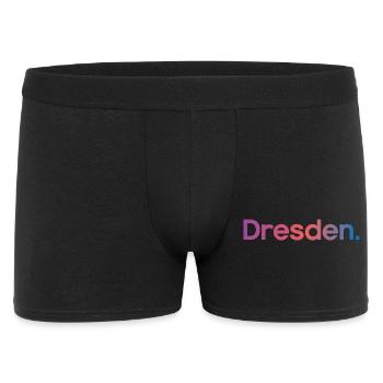 Dresden Typography Colors City Icon Logo icon - Men's Boxer Shorts - black - Front
