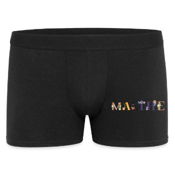 MALTHE Nom Orné De Fleurs - Boxer Homme - noir - Devant