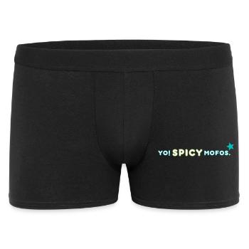 Yo! Spicy. | Retro Streetwear Statement - Men's Boxer Shorts - black - Front