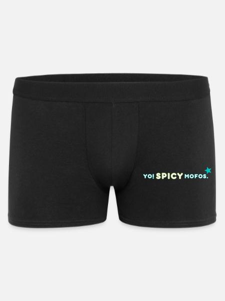 Yo! Spicy. | Retro Streetwear Statement - Men's Boxer Shorts - black