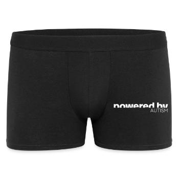 Powered by Autism - Neurodiversity Design - Men's Boxer Shorts - black - Front