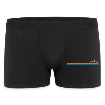 Warten auf Designeingabe - Männer Boxer Shorts - Schwarz - Vorne