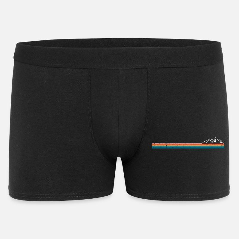 Warten auf Designeingabe - Männer Boxer Shorts - Schwarz