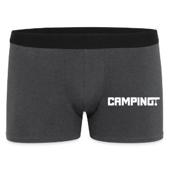 Camping Clutch Caravan Fan Camper Holiday Technology - Men's Boxer Shorts - charcoal grey - Front