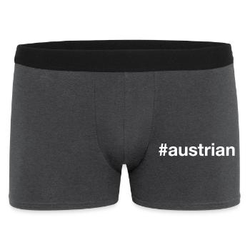 AUSTRIAN Austria - Men's Boxer Shorts - charcoal grey - Front