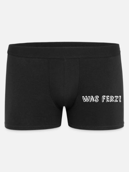 was ferz, dialektsprüche - Männer Boxer Shorts - Schwarz