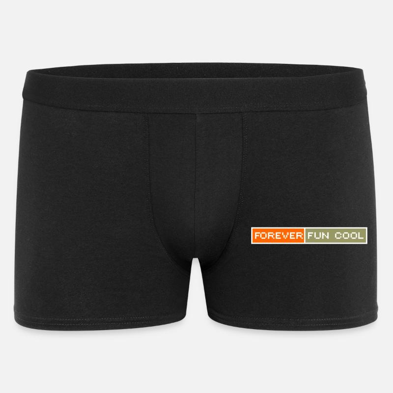 Just Cold Fun Englisch - Männer Boxer Shorts - Schwarz