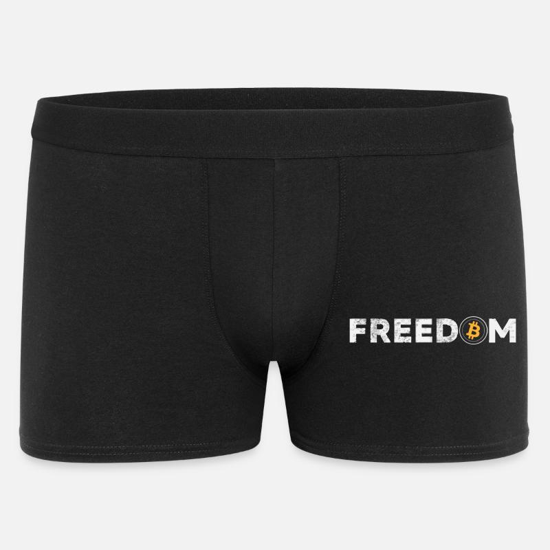 L’évolution de l’argent - Bitcoin Shirt Crypto - Boxer Homme - noir