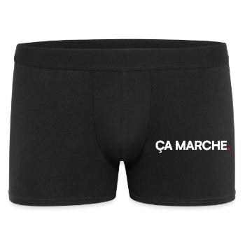 IT WORKS | Minimal expression humor - Men's Boxer Shorts - black - Front