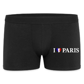 J’adore Paris, France - Boxer Homme - noir - Devant