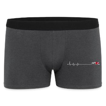 Emblème de la Piste cyclable du Royaume-Uni - Boxer Homme - charbon - Devant