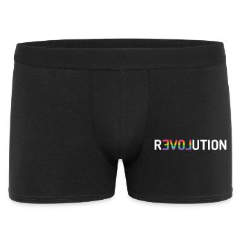 LGBT Pride Month - Revolution der Liebe - Männer Boxer Shorts - Schwarz - Vorne