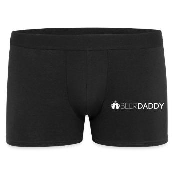 BeerDaddy idée cadeau drôle anniversaire-fête des pères - Boxer Homme - noir - Devant