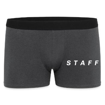 Staff - Men's Boxer Shorts - charcoal grey - Front