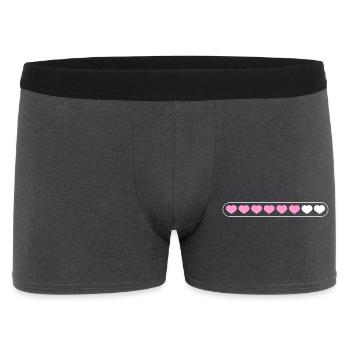 Heart loading - Men's Boxer Shorts - charcoal grey - Front