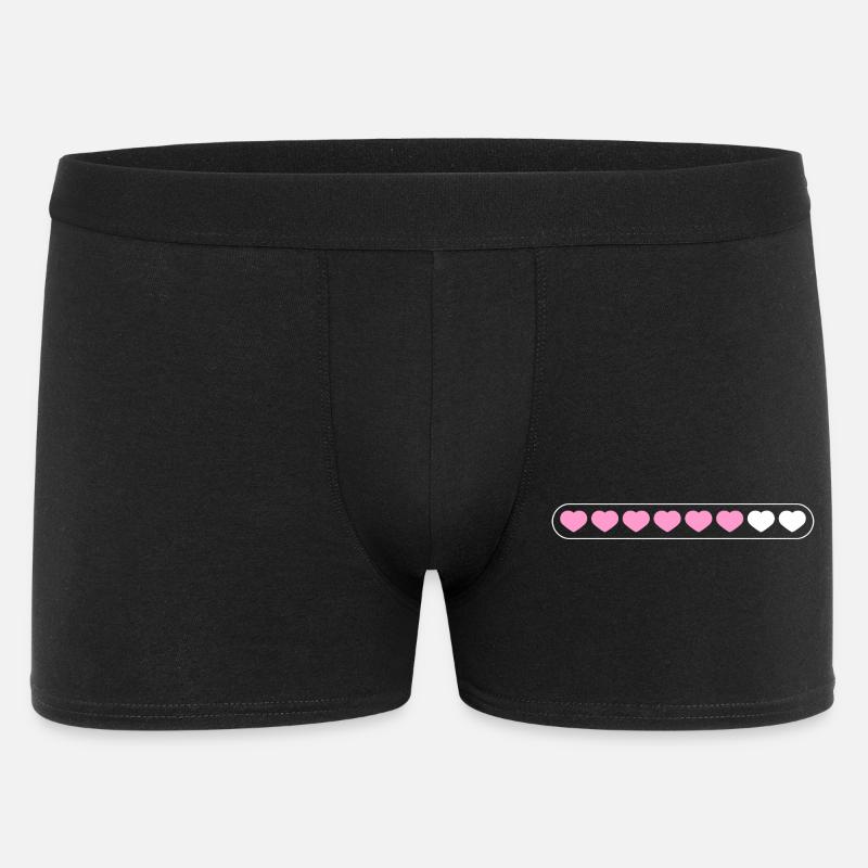 Belastung des Herzens - Männer Boxer Shorts - Schwarz