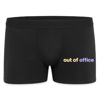 Out of Office - Men's Boxer Shorts - black - Front
