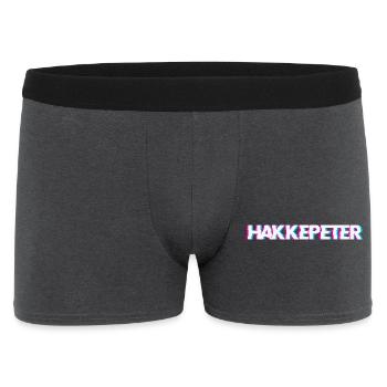Hardtekk Tekk - Men's Boxer Shorts - charcoal grey - Front
