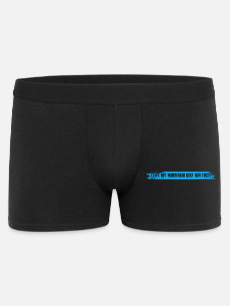 I left my mountain bike Fahrrad MTB Downhill - Männer Boxer Shorts - Schwarz