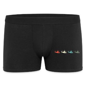 Helicopter Helicopter Pilot Vintage - Men's Boxer Shorts - black - Front