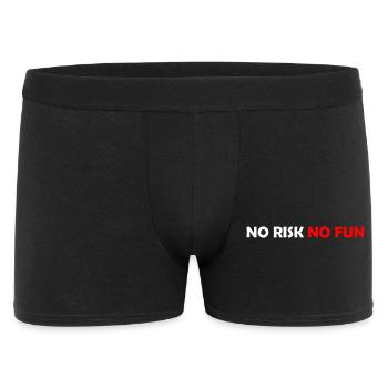 No Risk No Fun - Men's Boxer Shorts - black - Front