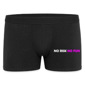 No Risk - Men's Boxer Shorts - black - Front
