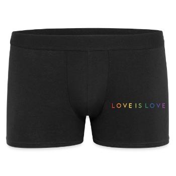 LOVE IS LOVE - Men's Boxer Shorts - black - Front