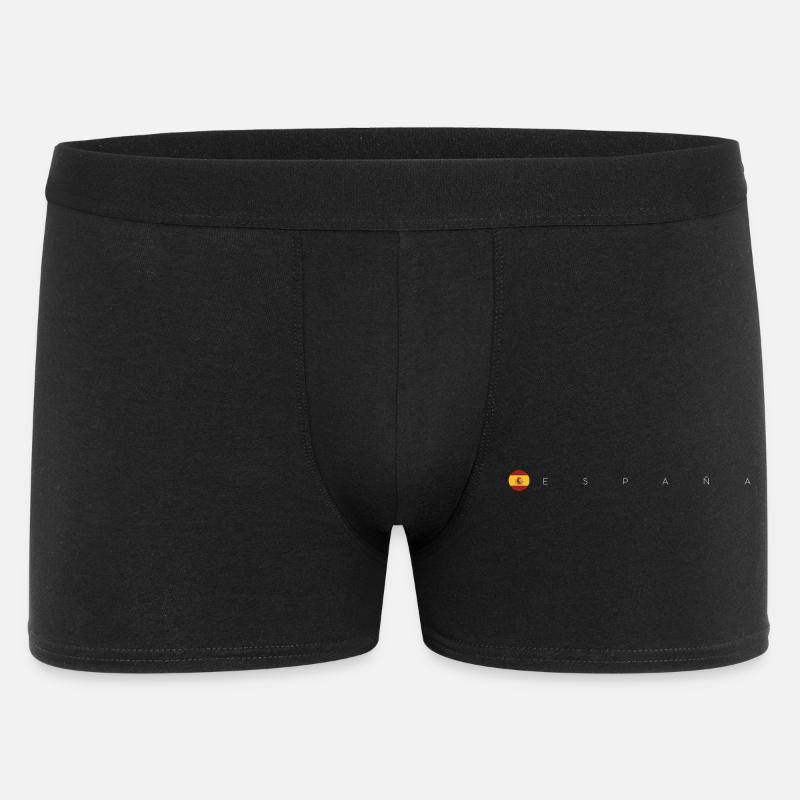 Emblème du drapeau de l’Espagne - Boxer Homme - noir