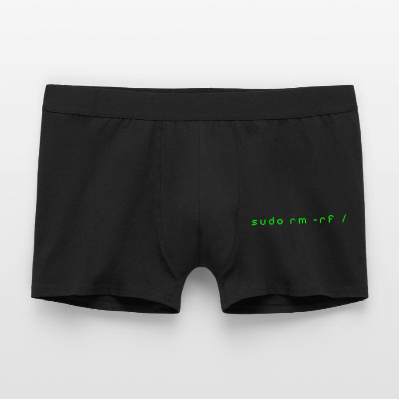 Linux rm-rf T-Shirt - Admin Sys & Dev Order Men's Boxer Shorts