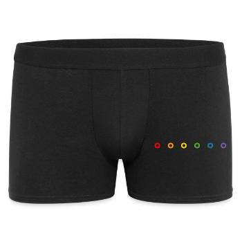 LGBT rainbow donuts LGBT lgbtqi queer - Men's Boxer Shorts - black - Front
