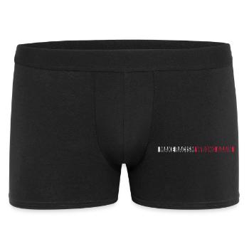 make racism wrong again - Men's Boxer Shorts - black - Front
