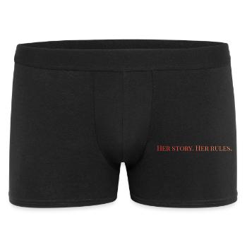 Son histoire. Ses règles - Boxer Homme - noir - Devant